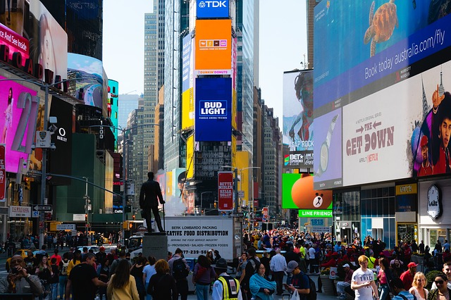 タイムズスクエアの広告